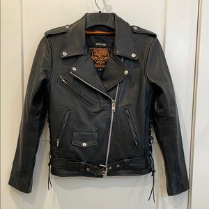 Milwaukee Leather Women’s Biker Jacket - Small